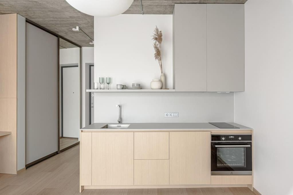 Cozy Japanese Oasis With Balcony, Gramophone, Netflix Lägenhet VNO Exteriör bild